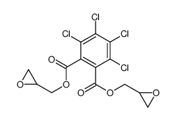 bis(2,3-epoxypropyl) 3,4,5,6-tetrachlorophthalate structure