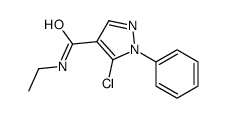 5-chloro-N-ethyl-1-phenylpyrazole-4-carboxamide Structure