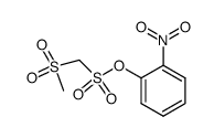 2-nitrophenyl (methylsulfonyl)methanesulfonate结构式