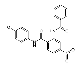 4-Nitro-2-benzamino-benzoesaeure-(4-chlor-anilid) Structure