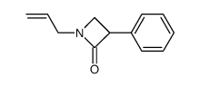 1-allyl-3-phenyl-azetidin-2-one结构式