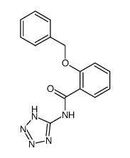2-(benzyloxy)-N-1H-tetrazol-5-ylbenzamide结构式