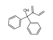 2-methylene-1,1-diphenyl-3-buten-1-ol Structure