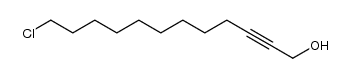 12-chloro-dodec-2-yn-1-ol Structure
