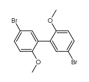 4,4'-dibromo-2,2'-bianisole Structure