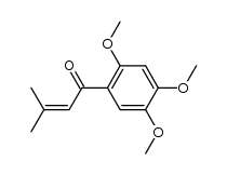 1-(2,4,5-trimethoxyphenyl)-3-methyl-2-butenone-1 Structure