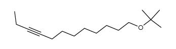 1-tert-Butoxy-dodec-9-in结构式