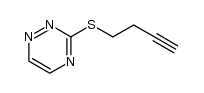 3-(3-butylnylthio)-1,2,4-triazine结构式