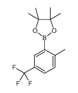 2-Methyl-5-trifluoromethylphenylboronic acid, pinacol ester structure