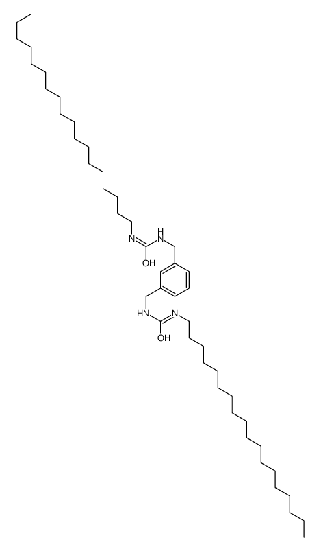 1-octadecyl-3-[[3-[(octadecylcarbamoylamino)methyl]phenyl]methyl]urea Structure