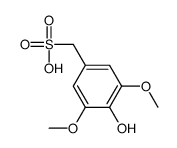 (4-hydroxy-3,5-dimethoxyphenyl)methanesulfonic acid结构式