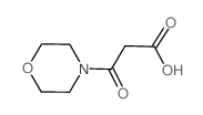 3-morpholin-4-yl-3-oxopropanoic acid structure