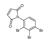 1-(2,3,4-tribromophenyl)pyrrole-2,5-dione结构式