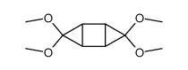 Tricyclo[3.1.0.02,4]hexane, 3,3,6,6-tetramethoxy-, (1-alpha-,2-ba-,4-ba-,5-alpha-)- (9CI)结构式