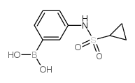 3-[(Cyclopropylsulphonyl)amino]benzeneboronic acid structure