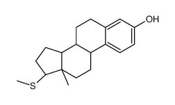 (17S)-13-methyl-17-methylsulfanyl-6,7,8,9,11,12,14,15,16,17-decahydrocyclopenta[a]phenanthren-3-ol Structure