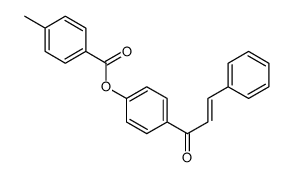[4-(3-phenylprop-2-enoyl)phenyl] 4-methylbenzoate Structure