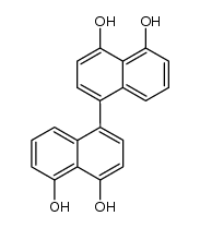 4,5,4',5'-tetrahydroxy-1,1'-binaphthyl Structure