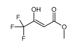methyl 4,4,4-trifluoro-3-hydroxybut-2-enoate结构式