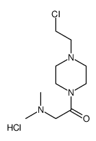 1-[4-(2-chloroethyl)piperazin-1-yl]-2-(dimethylamino)ethanone,hydrochloride结构式