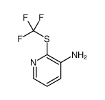 2-[(Trifluoromethyl)sulfanyl]-3-pyridinamine结构式