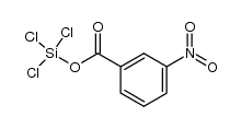 3-nitro-benzoic acid trichlorosilanyl ester结构式