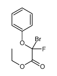 ethyl 2-bromo-2-fluoro-2-phenoxyacetate结构式