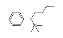N-butyl-N-(trimethylsilyl)aniline结构式