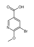 5-Bromo-6-methoxynicotinic acid structure