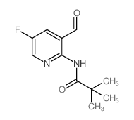 N-(5-fluoro-3-formylpyridin-2-yl)pivalamide picture