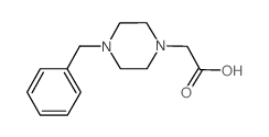 (4-BENZYLPIPERAZIN-1-YL)ACETIC ACID Structure
