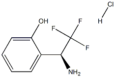 (S)-2-(1-aMino-2,2,2-trifluoroethyl)phenol hydrochloride Structure