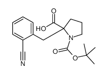 (R)-1-(TERT-BUTOXYCARBONYL)-2-(2-CYANOBENZYL)PYRROLIDINE-2-CARBOXYLIC ACID图片