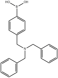 4-(Dibenzylaminomethyl) phenylboronic acid structure