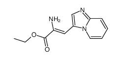 ethyl (Z)-2-amino-3-imidazo[1,2-a]pyridin-3-yl-acrylate Structure