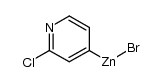 2-chloro-4-pyridylzinc bromide Structure