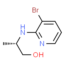 (S)-2-(3-bromopyridin-2-ylamino)propan-1-ol Structure