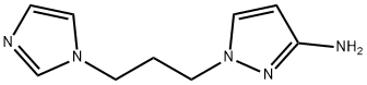 1-[3-(1H-imidazol-1-yl)propyl]-1H-pyrazol-3-amine Structure