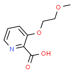 3-(2-Methoxyethoxy)pyridine-2-carboxylicacid结构式