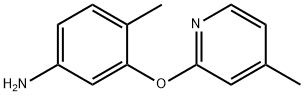 4-methyl-3-[(4-methylpyridin-2-yl)oxy]aniline Structure