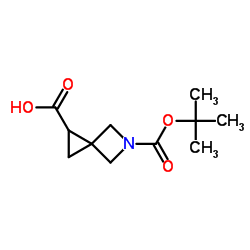 5-(tert-Butoxycarbonyl)-5-azaspiro[2.3]hexane-1-carboxylic acid Structure