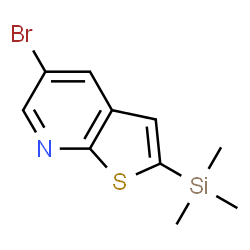 5-Bromo-2-(trimethylsilyl)thieno[2,3-b]pyridine Structure