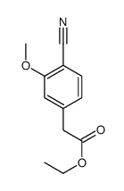 2-(4-氰基-3-甲氧基苯基)乙酸乙酯结构式