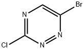 6-Bromo-3-chloro-1,2,4-triazine Structure