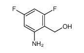 (2-氨基-4,6-二氟苯基)甲醇结构式