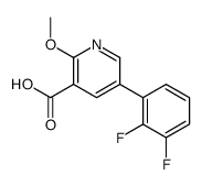 5-(2,3-difluorophenyl)-2-methoxypyridine-3-carboxylic acid Structure