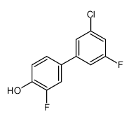 4-(3-chloro-5-fluorophenyl)-2-fluorophenol Structure