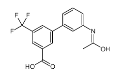 3-(3-acetamidophenyl)-5-(trifluoromethyl)benzoic acid结构式