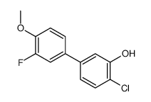 2-chloro-5-(3-fluoro-4-methoxyphenyl)phenol结构式