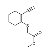 methyl-S-(2-cyanocyclohex-1-enyl)sulfanylacetate Structure